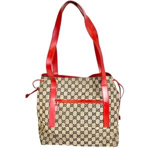 Authentic GUCCI GG Canvas Tote Bag